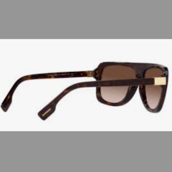 NWT! Burberry Joan Brown Gradient Square Ladies Sunglasses - Picture 4 of 7
